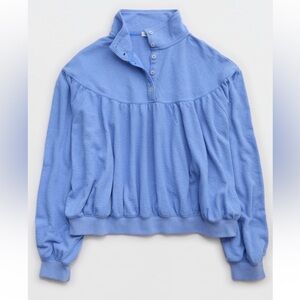 NWOT Aerie Soft Life Button Sweatshirts